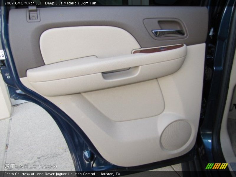 Deep Blue Metallic / Light Tan 2007 GMC Yukon SLT