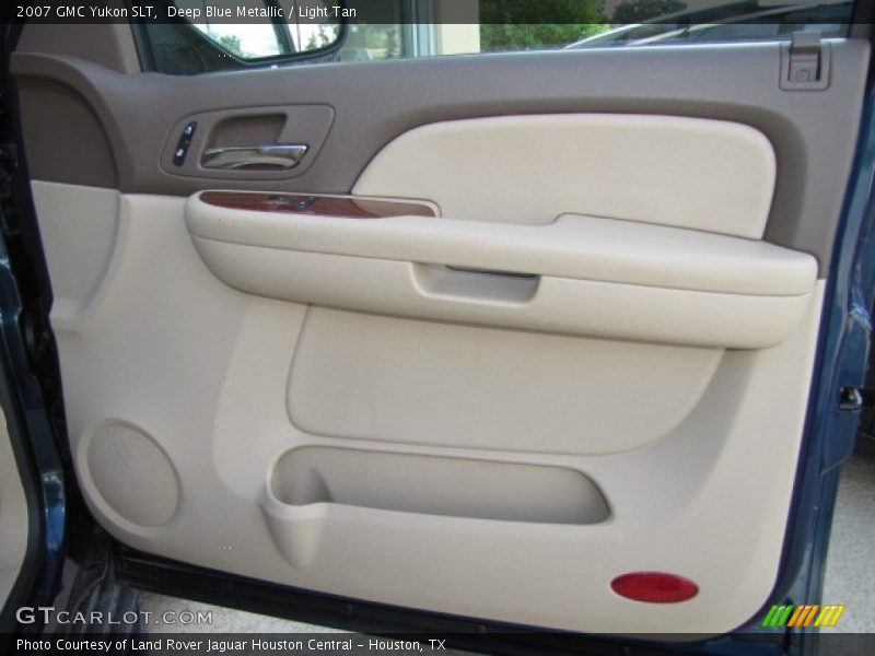 Deep Blue Metallic / Light Tan 2007 GMC Yukon SLT