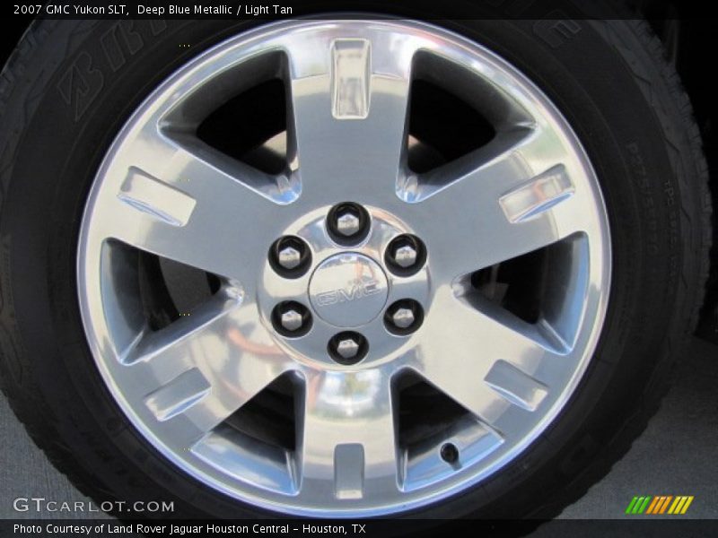 Deep Blue Metallic / Light Tan 2007 GMC Yukon SLT