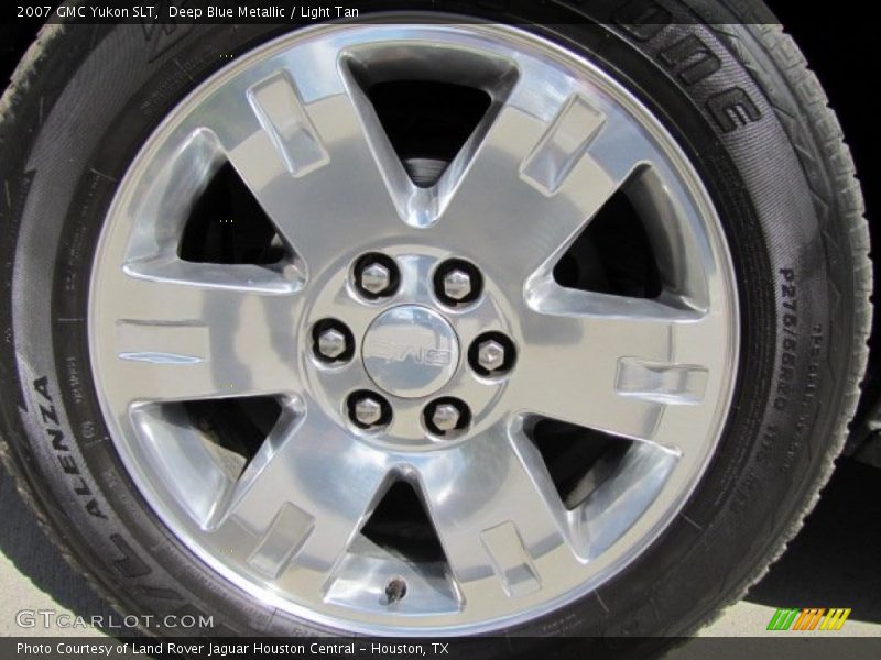 Deep Blue Metallic / Light Tan 2007 GMC Yukon SLT