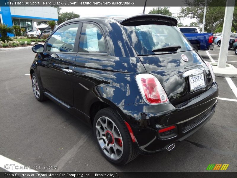 Nero (Black) / Sport Tessuto Nero/Nero (Black/Black) 2012 Fiat 500 Sport