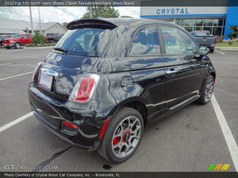 Nero (Black) / Sport Tessuto Nero/Nero (Black/Black) 2012 Fiat 500 Sport