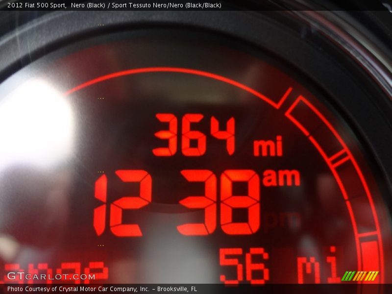 Nero (Black) / Sport Tessuto Nero/Nero (Black/Black) 2012 Fiat 500 Sport