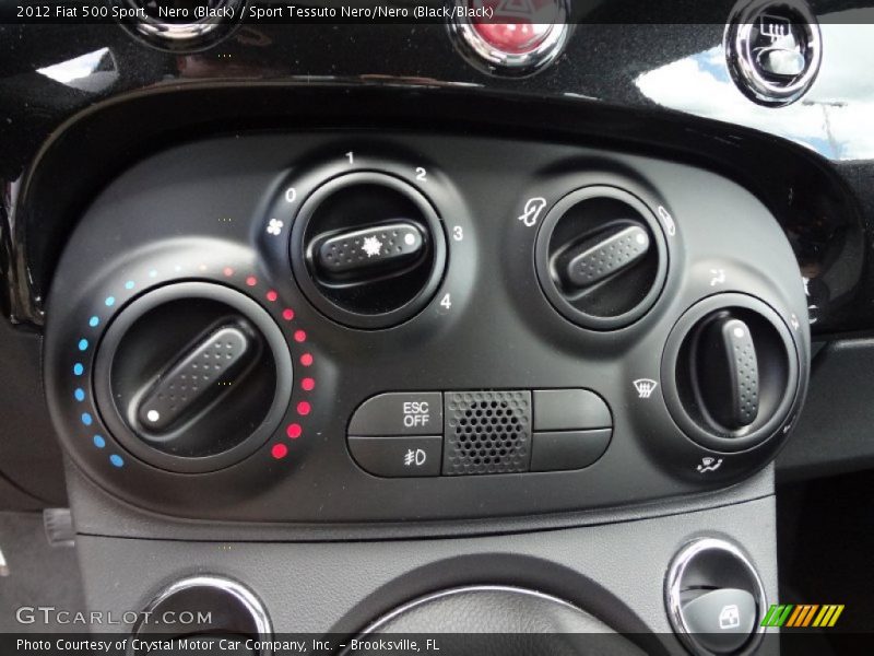 Controls of 2012 500 Sport