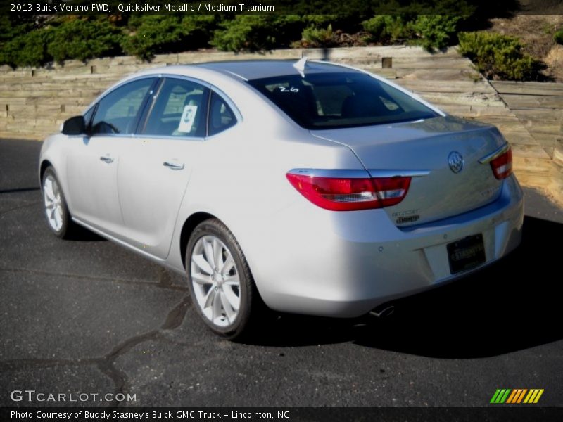 Quicksilver Metallic / Medium Titanium 2013 Buick Verano FWD