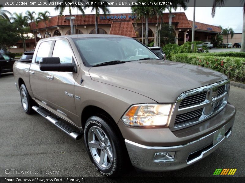 Austin Tan Pearl / Dark Slate/Medium Graystone 2010 Dodge Ram 1500 Big Horn Crew Cab