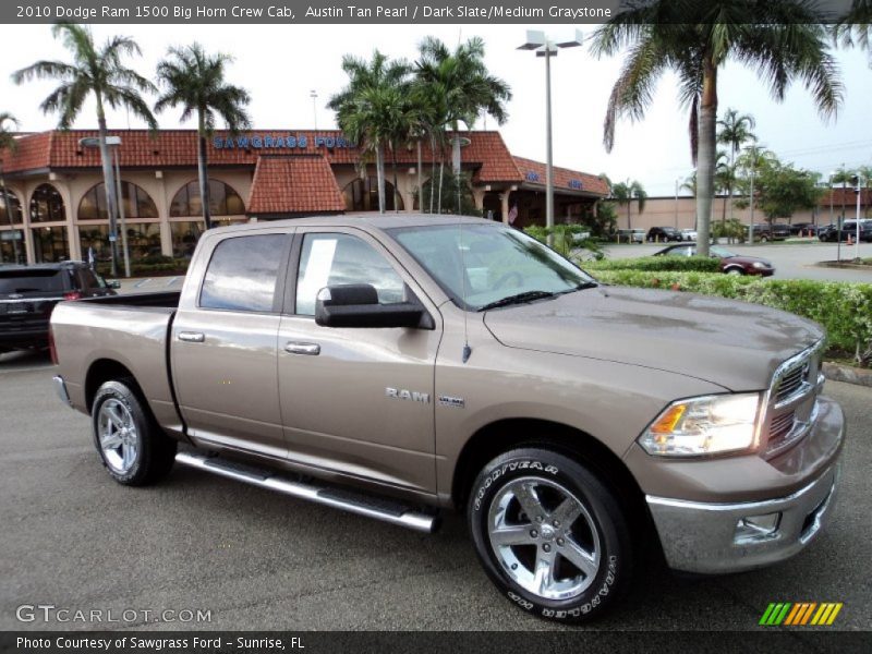 Austin Tan Pearl / Dark Slate/Medium Graystone 2010 Dodge Ram 1500 Big Horn Crew Cab