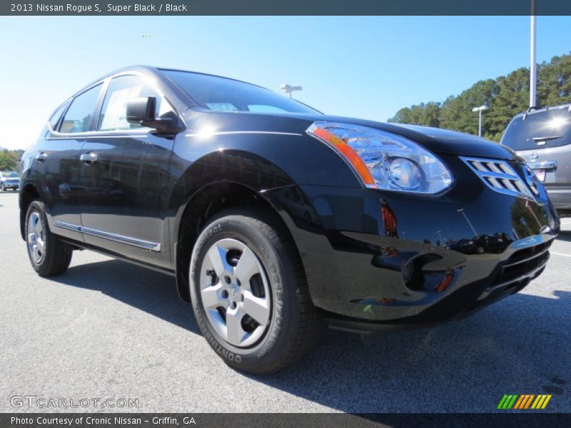 Super Black / Black 2013 Nissan Rogue S