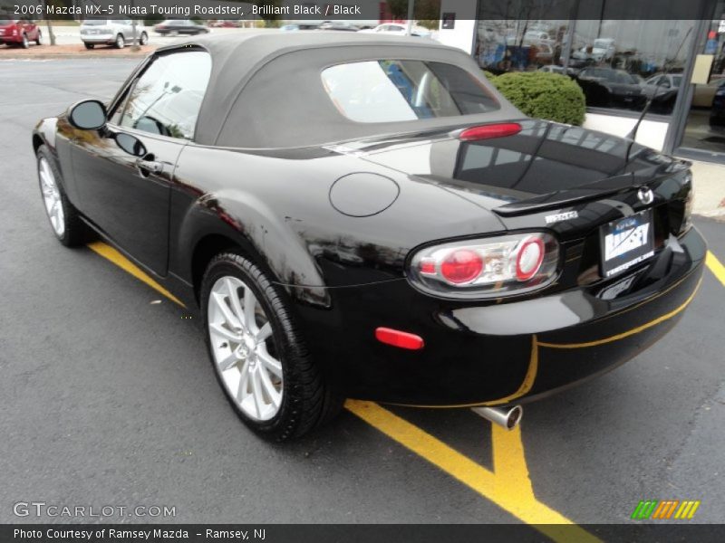 Brilliant Black / Black 2006 Mazda MX-5 Miata Touring Roadster