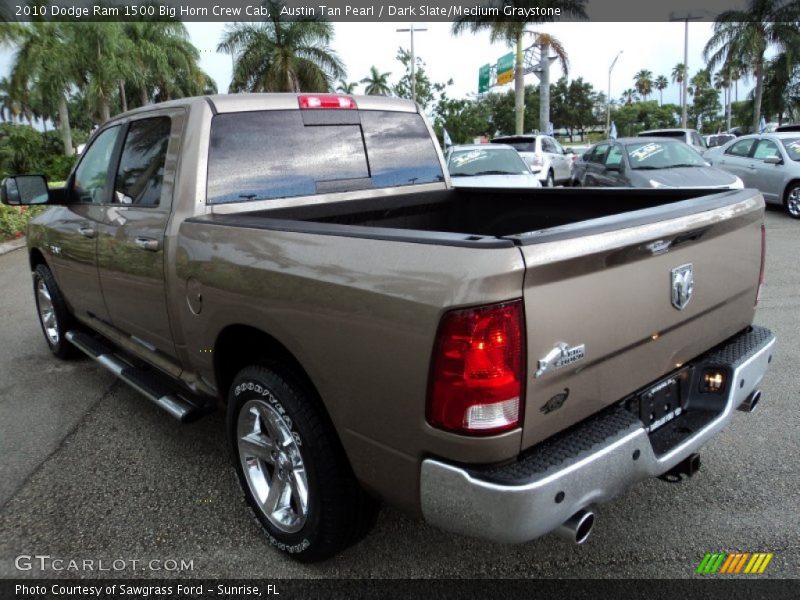 Austin Tan Pearl / Dark Slate/Medium Graystone 2010 Dodge Ram 1500 Big Horn Crew Cab