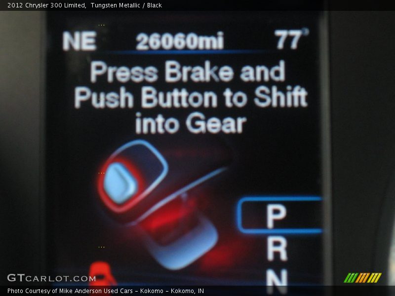Tungsten Metallic / Black 2012 Chrysler 300 Limited