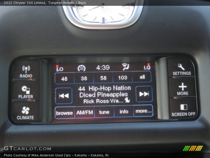 Tungsten Metallic / Black 2012 Chrysler 300 Limited