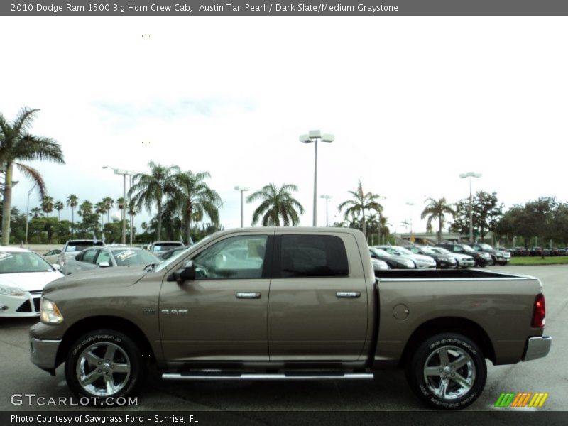 Austin Tan Pearl / Dark Slate/Medium Graystone 2010 Dodge Ram 1500 Big Horn Crew Cab