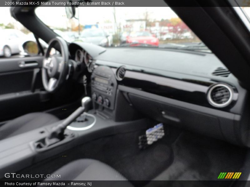 Brilliant Black / Black 2006 Mazda MX-5 Miata Touring Roadster