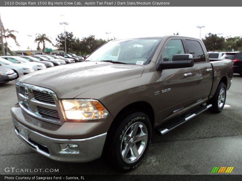 Austin Tan Pearl / Dark Slate/Medium Graystone 2010 Dodge Ram 1500 Big Horn Crew Cab