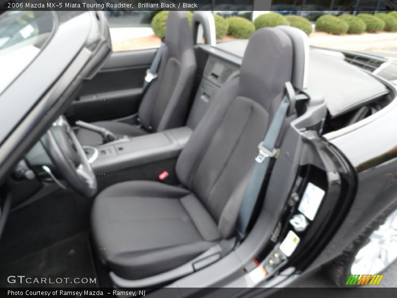 Brilliant Black / Black 2006 Mazda MX-5 Miata Touring Roadster