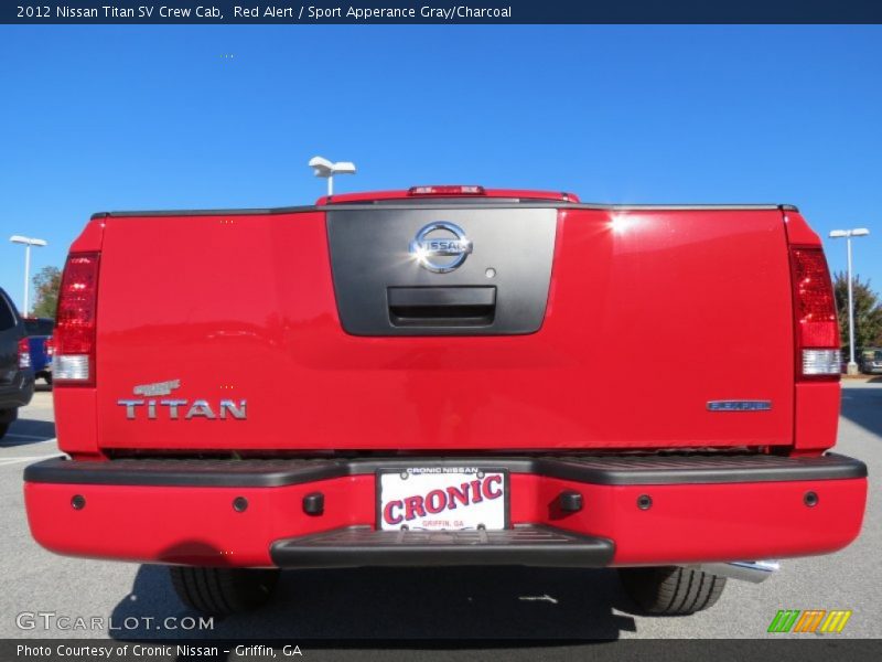 Red Alert / Sport Apperance Gray/Charcoal 2012 Nissan Titan SV Crew Cab
