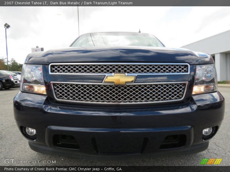 Dark Blue Metallic / Dark Titanium/Light Titanium 2007 Chevrolet Tahoe LT