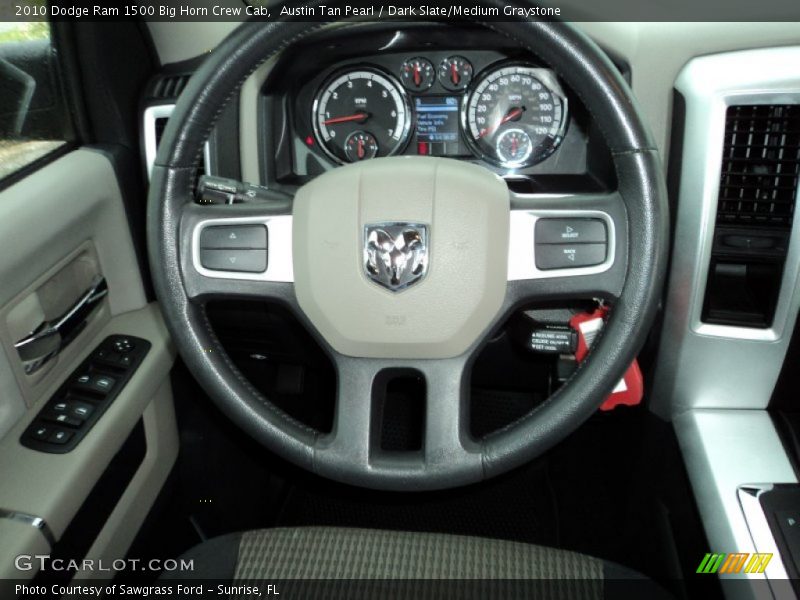 Austin Tan Pearl / Dark Slate/Medium Graystone 2010 Dodge Ram 1500 Big Horn Crew Cab