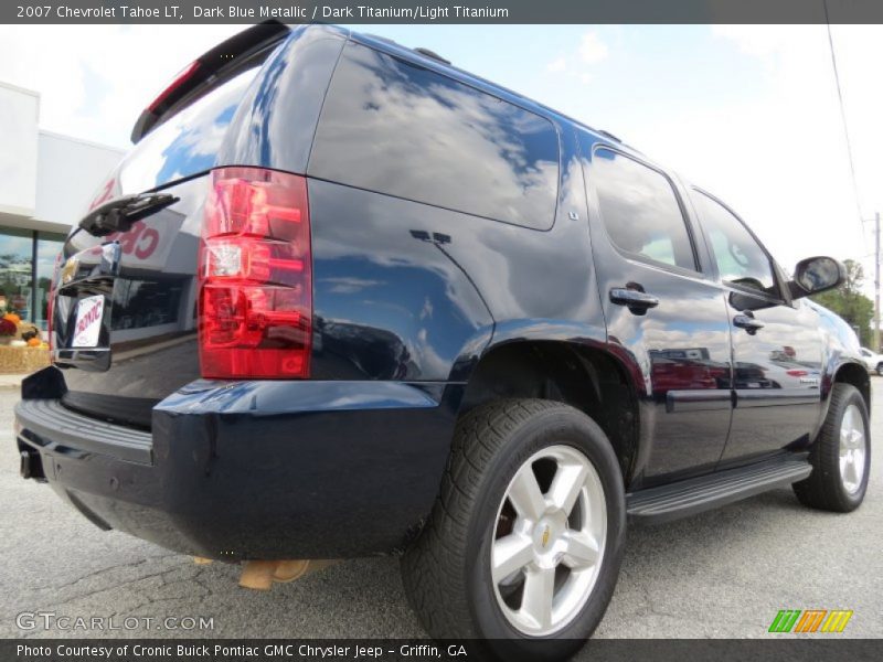 Dark Blue Metallic / Dark Titanium/Light Titanium 2007 Chevrolet Tahoe LT