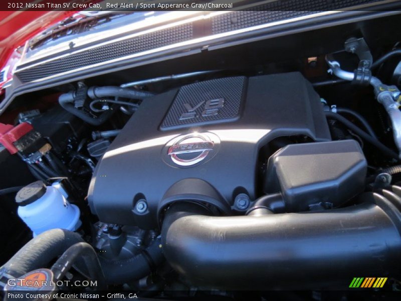Red Alert / Sport Apperance Gray/Charcoal 2012 Nissan Titan SV Crew Cab