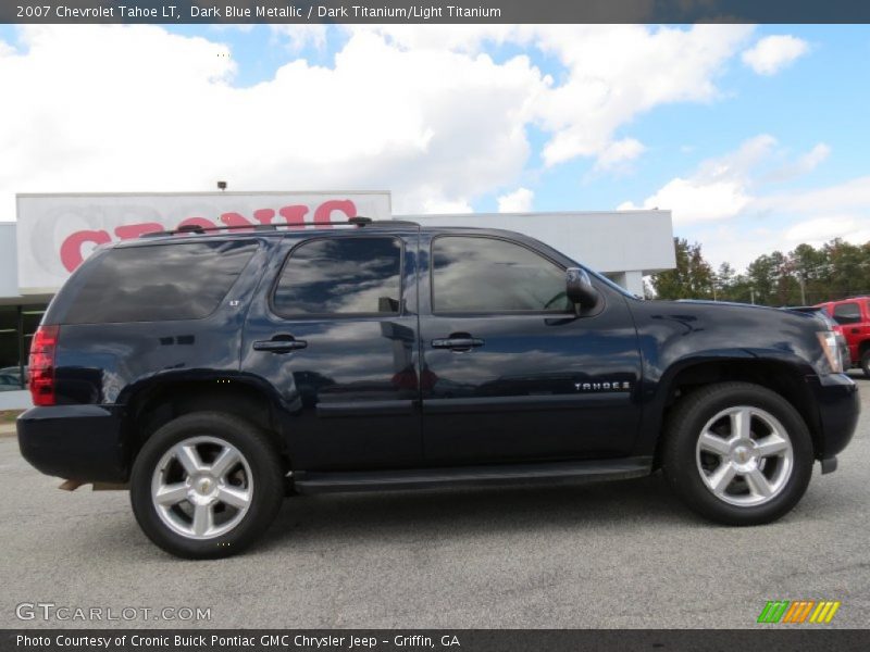 Dark Blue Metallic / Dark Titanium/Light Titanium 2007 Chevrolet Tahoe LT