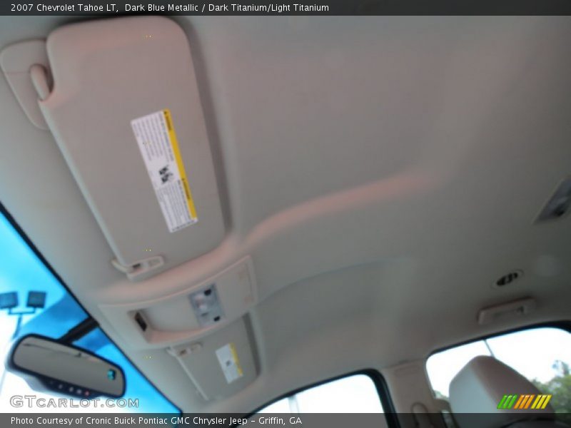 Dark Blue Metallic / Dark Titanium/Light Titanium 2007 Chevrolet Tahoe LT