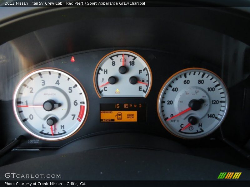  2012 Titan SV Crew Cab SV Crew Cab Gauges