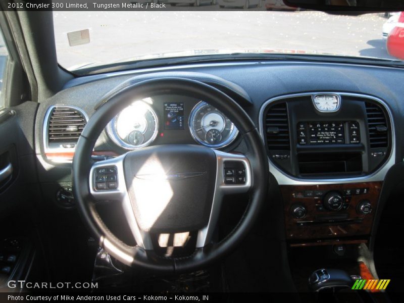 Tungsten Metallic / Black 2012 Chrysler 300 Limited