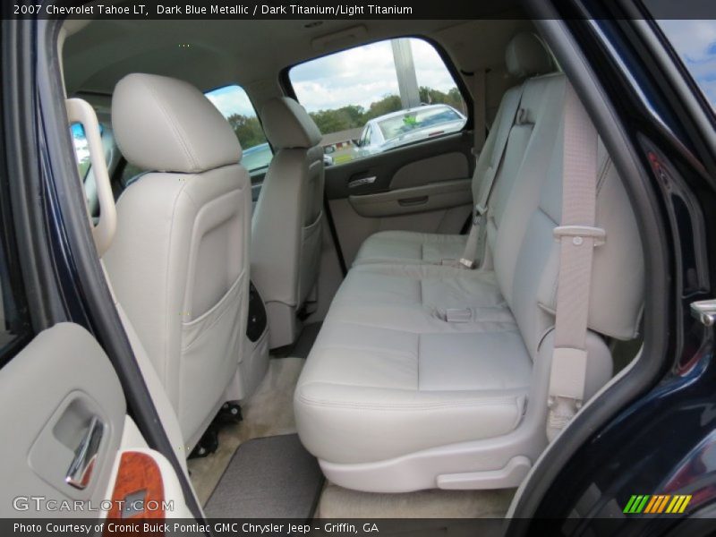 Dark Blue Metallic / Dark Titanium/Light Titanium 2007 Chevrolet Tahoe LT