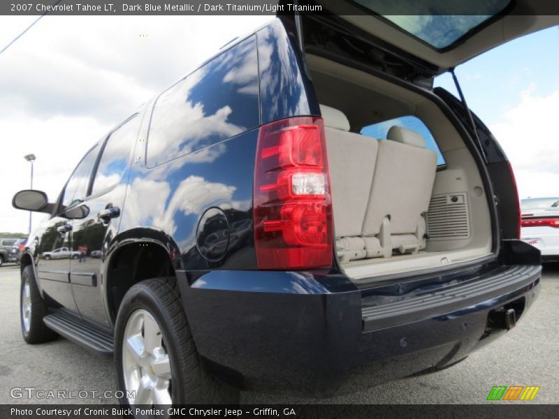Dark Blue Metallic / Dark Titanium/Light Titanium 2007 Chevrolet Tahoe LT