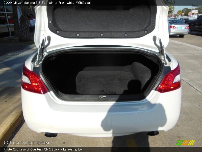 Winter Frost White / Charcoal 2009 Nissan Maxima 3.5 SV