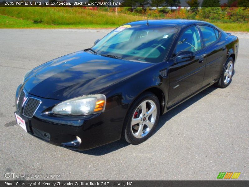 Black / Ebony/Dark Pewter 2005 Pontiac Grand Prix GXP Sedan