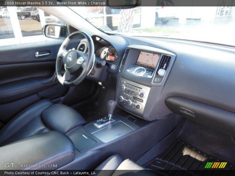 Winter Frost White / Charcoal 2009 Nissan Maxima 3.5 SV