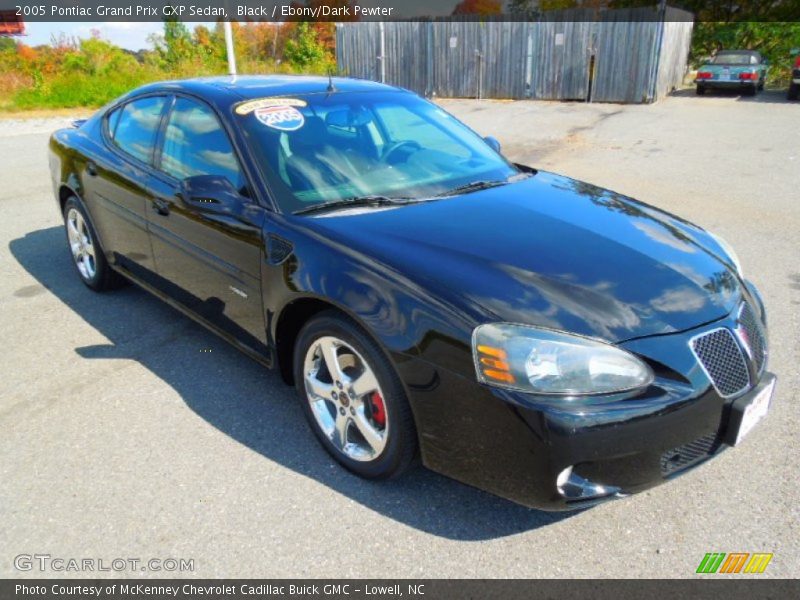 Black / Ebony/Dark Pewter 2005 Pontiac Grand Prix GXP Sedan