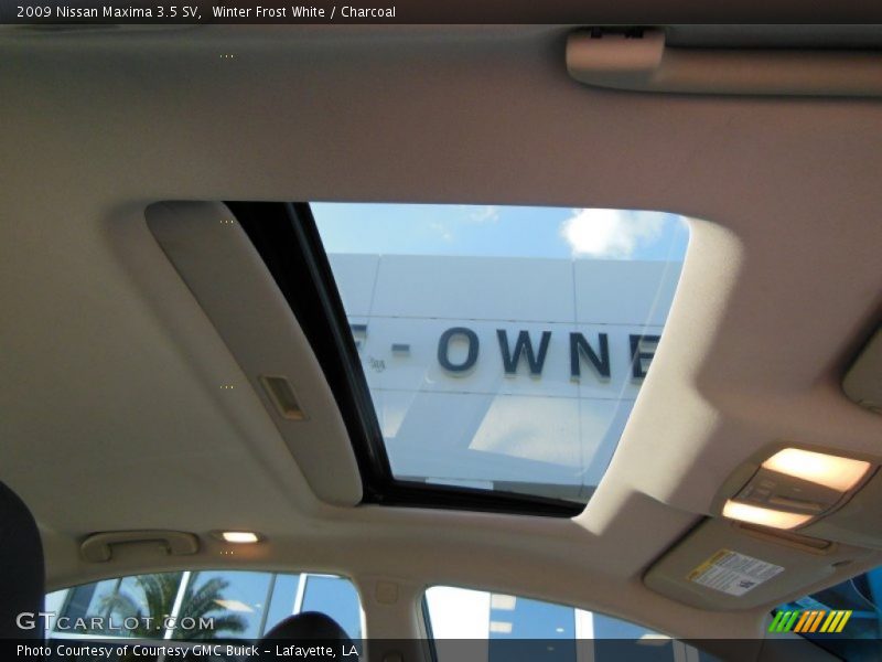 Winter Frost White / Charcoal 2009 Nissan Maxima 3.5 SV