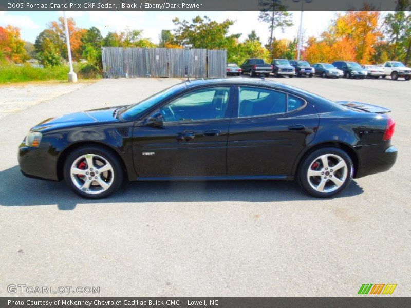 Black / Ebony/Dark Pewter 2005 Pontiac Grand Prix GXP Sedan