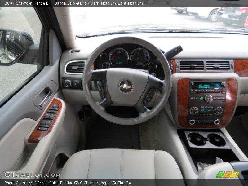 Dark Blue Metallic / Dark Titanium/Light Titanium 2007 Chevrolet Tahoe LT