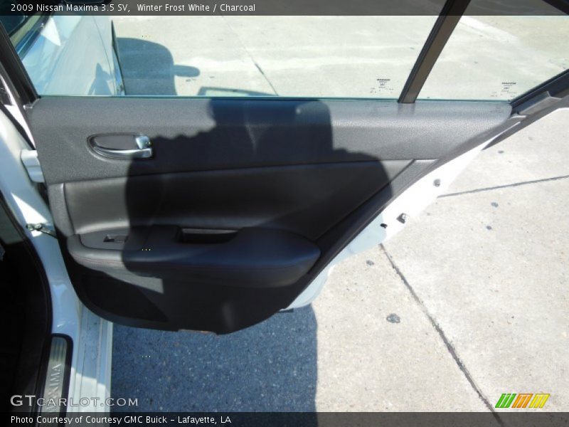 Winter Frost White / Charcoal 2009 Nissan Maxima 3.5 SV
