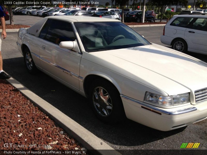 White Diamond / Neutral Shale 1999 Cadillac Eldorado Coupe