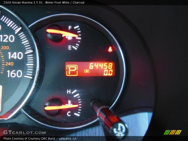 Winter Frost White / Charcoal 2009 Nissan Maxima 3.5 SV
