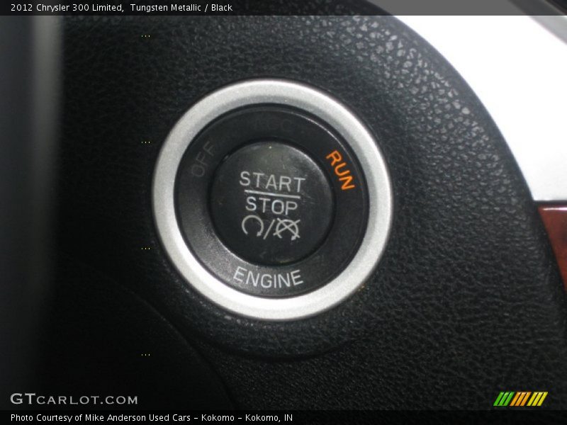 Tungsten Metallic / Black 2012 Chrysler 300 Limited