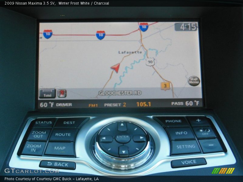 Winter Frost White / Charcoal 2009 Nissan Maxima 3.5 SV