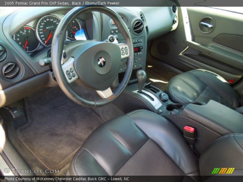 Ebony/Dark Pewter Interior - 2005 Grand Prix GXP Sedan 