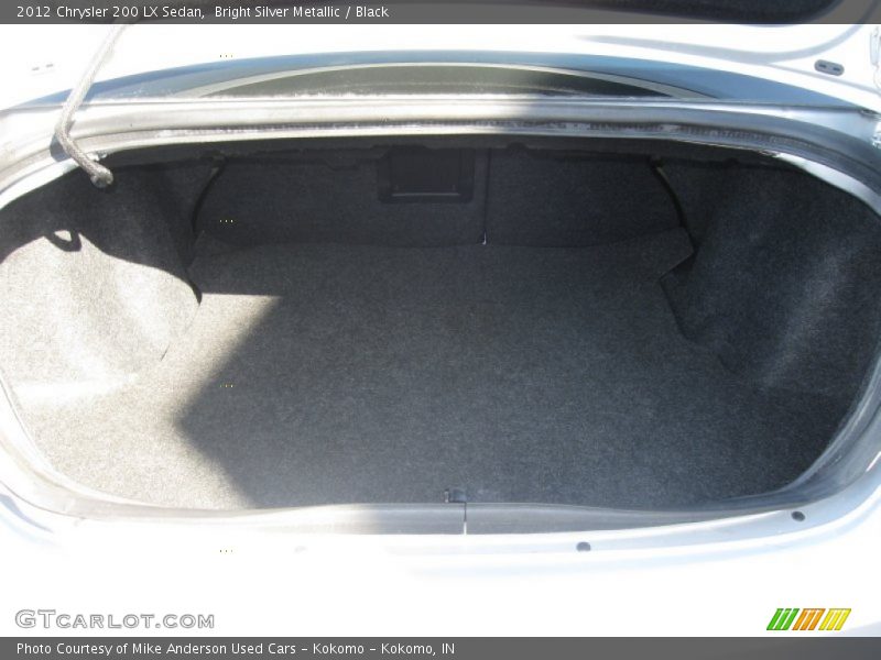 Bright Silver Metallic / Black 2012 Chrysler 200 LX Sedan