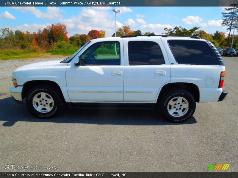 Summit White / Gray/Dark Charcoal 2004 Chevrolet Tahoe LT 4x4