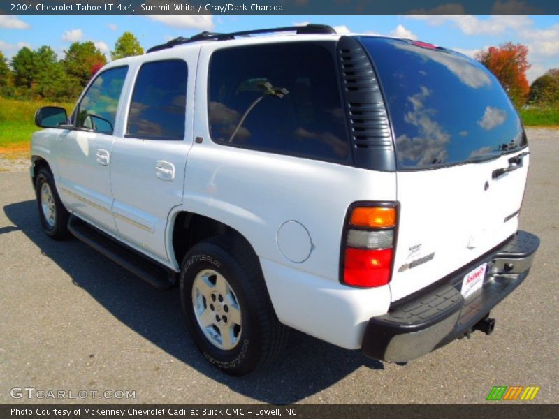 Summit White / Gray/Dark Charcoal 2004 Chevrolet Tahoe LT 4x4