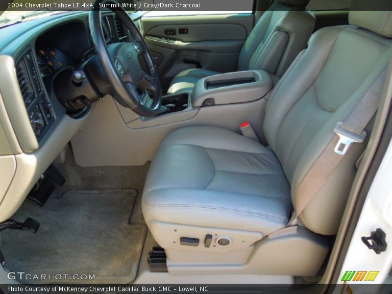 Summit White / Gray/Dark Charcoal 2004 Chevrolet Tahoe LT 4x4
