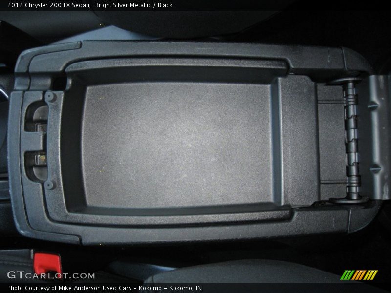 Bright Silver Metallic / Black 2012 Chrysler 200 LX Sedan