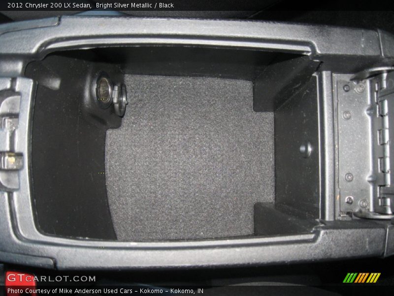 Bright Silver Metallic / Black 2012 Chrysler 200 LX Sedan